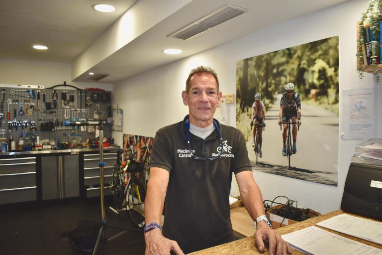 Carsten der Fahrradmechaniker auf Mallorca